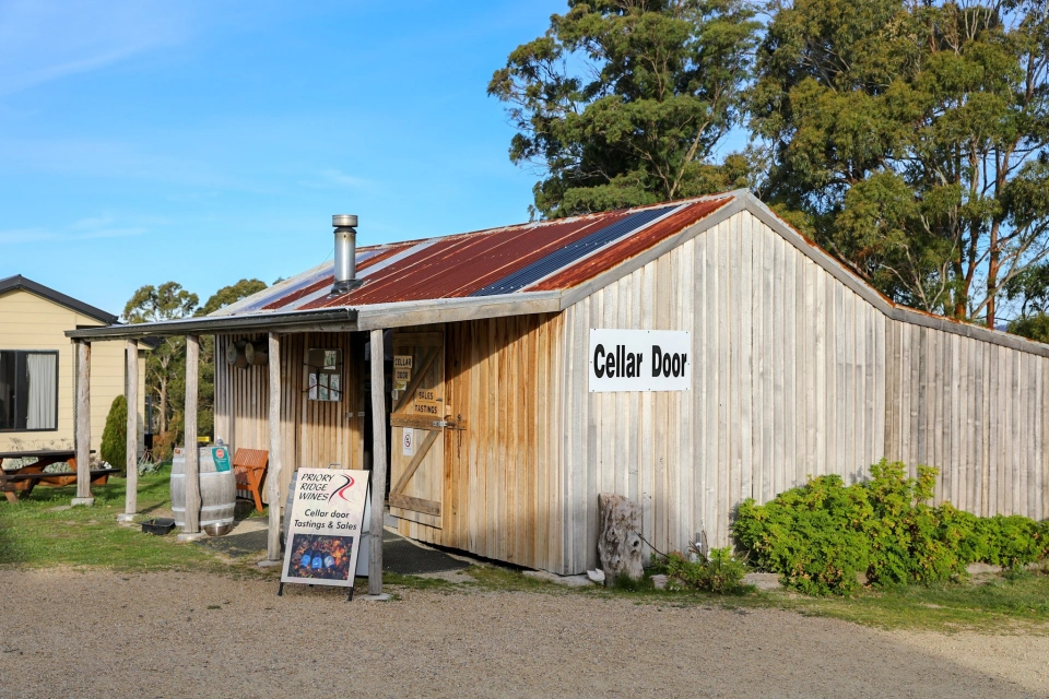 Priory ridge cellar door