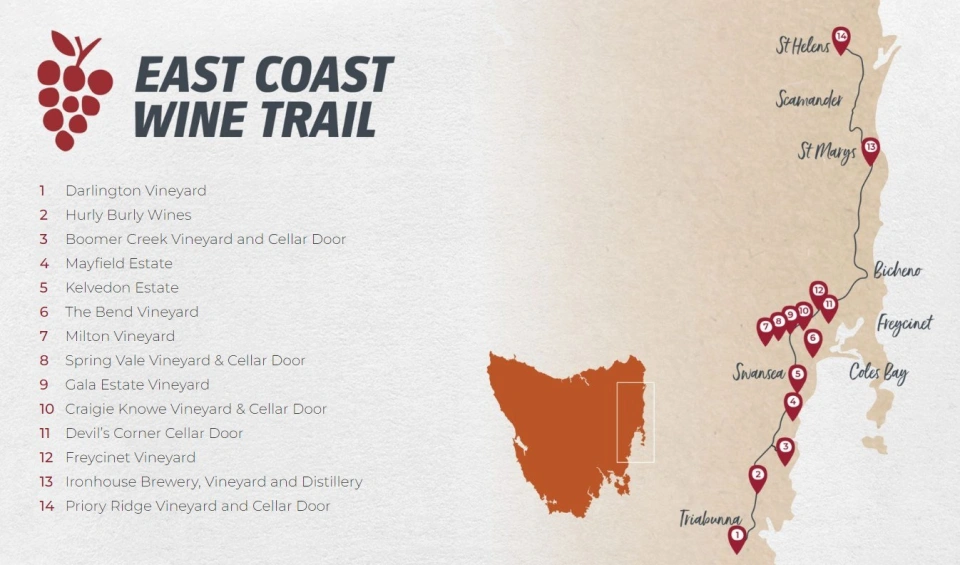 Eastcoast winetrail