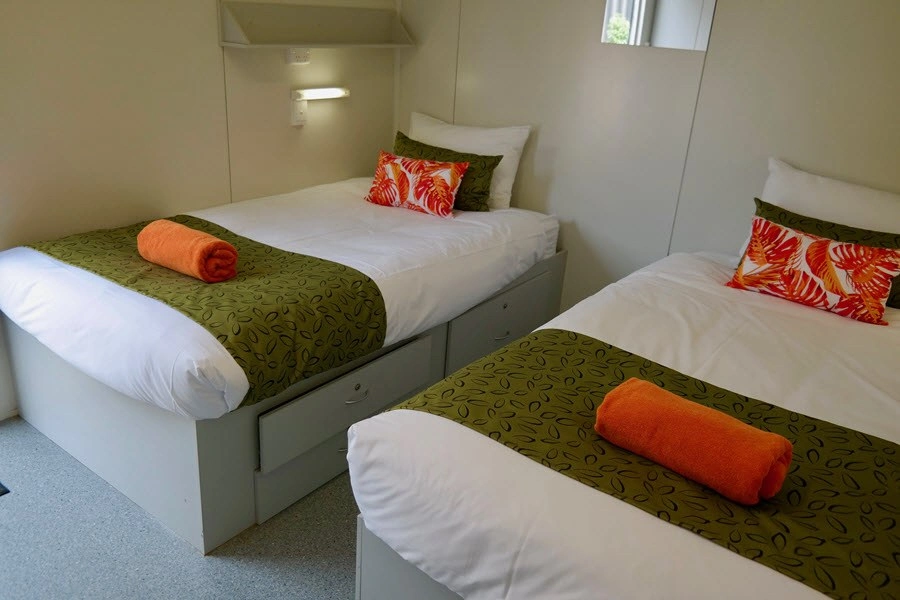 BIG4 St Helens accommodation MTB Bunkhouse interiors-beds